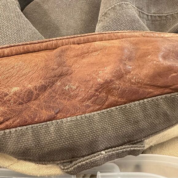 Vintage Abercrombie & Fitch Men’s Canvas Chore Coat Adirondack Trail Parka Large - Picture 12 of 14